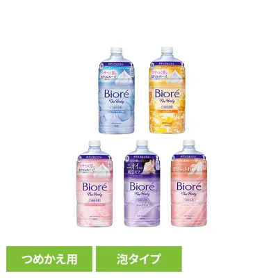 ビオレ ザボディ 泡タイプ つめかえ用 740ml/780ml 花王 ボディーソープ ビオレ 香り うるおい ニオイ汚れ ザボディ 石けん 泡 ボディウォッシュ 詰め替え ストック Kao ピュアリーサボン 金木犀 ブリリアントブーケ ディープクリア モイスチャースムース