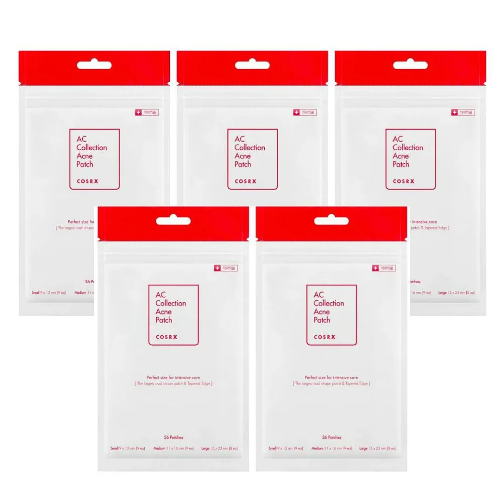 【送料無料】COSRX - ACコレクション ニキビパッチ(5×26枚入り) COSRX - AC Collection Acne Patches (5 x 26 Patches)