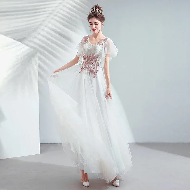 海外挙式 ウェディングドレス 花嫁 wedding dress 前撮り ドレス 二次会 ロングドレス レディース ワンピース 森ガール 新婚旅行 フォーマルドレス 結婚式 ブライダル パーティードレス リゾートドレス 成人式 セミオーダー