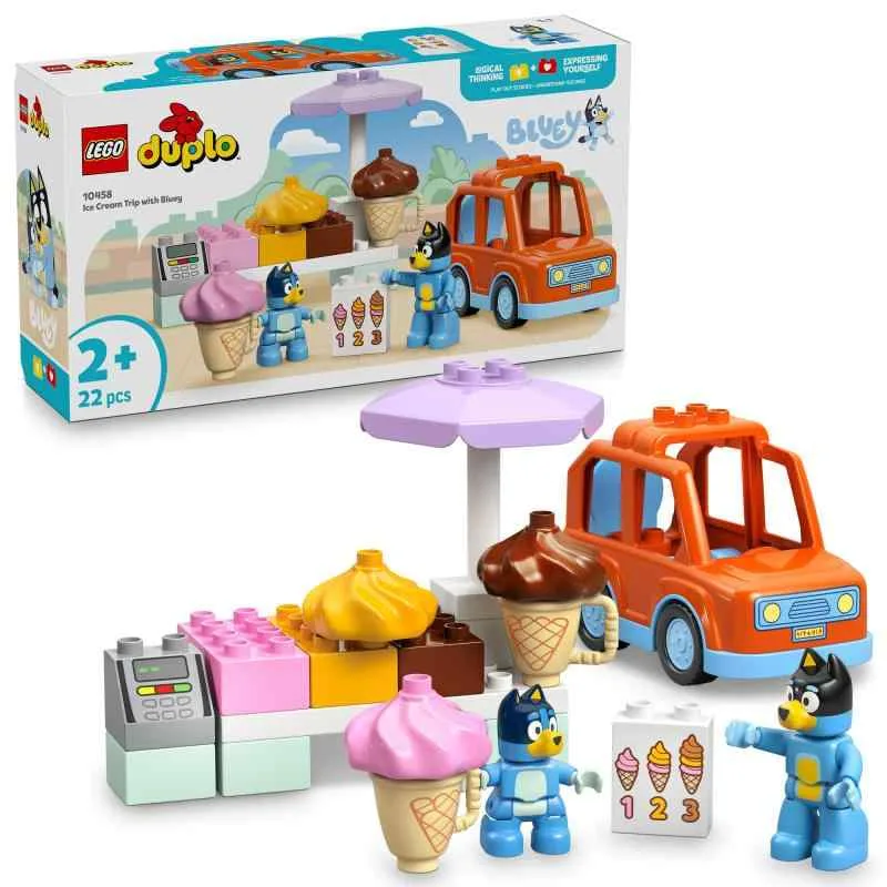 レゴ(LEGO) ブルーイ ブルーイとアイスクリームを買いに行こう 10458 おもちゃ 男の子 女の子