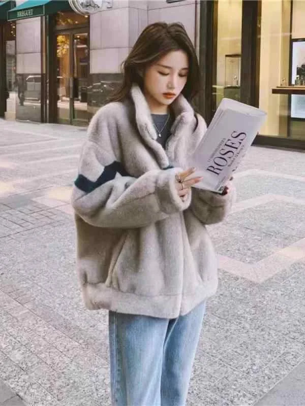 コート レディース ショート丈 裏起毛 ボア 韓国風 ゆったり 厚手 防寒 冬服 低身長向け 学生