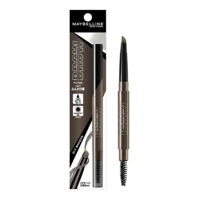 MAYBELLINE(メイベリン) アイブロウ ファッションブロウパウダーインペンシル N BR-0 暗めの濃茶色 ペンシル メンズ 鉛筆