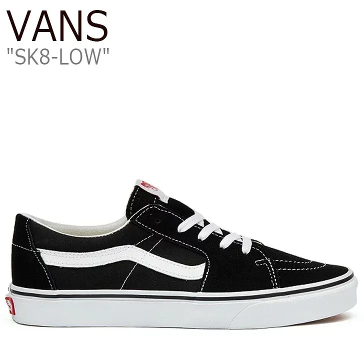 バンズ スニーカー VANS メンズ レディース SK8-LOW スケートロウ BLACK ブラック TRUE WHITE トゥルー ホワイト VN0A4UUK6BT シューズ