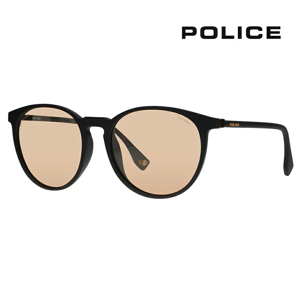 復刻別注モデル【正規品販売店】ポリス サングラス SPL983I U28V 53 POLICE 別注カラー ベストセラー ボストン ウェリントン ライトカラー 偏光レンズ 伊達眼鏡 メガネ
