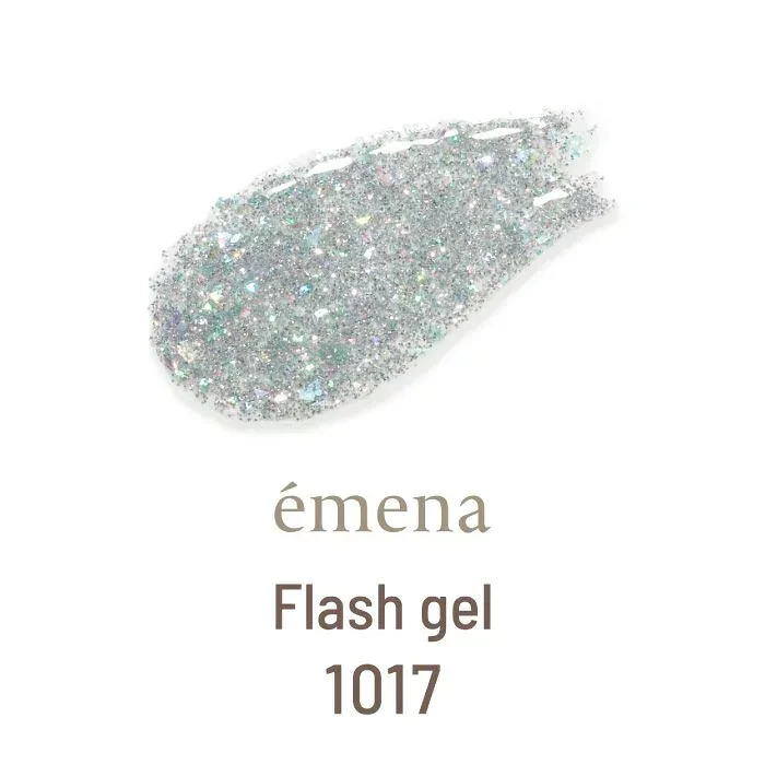 【エメナ公式】エメナ フラッシュジェル1017 ジェルネイル emena エメナ E-FL1017 人気 流行り カラー 色 ポリッシュ 派手 トレンド 綺麗 スパークルフラッシュ ハイライトフラッシュ パーティーフラッシュ 夏 秋 冬 フラッシュ キラキラ ラメ フラ オーロラ