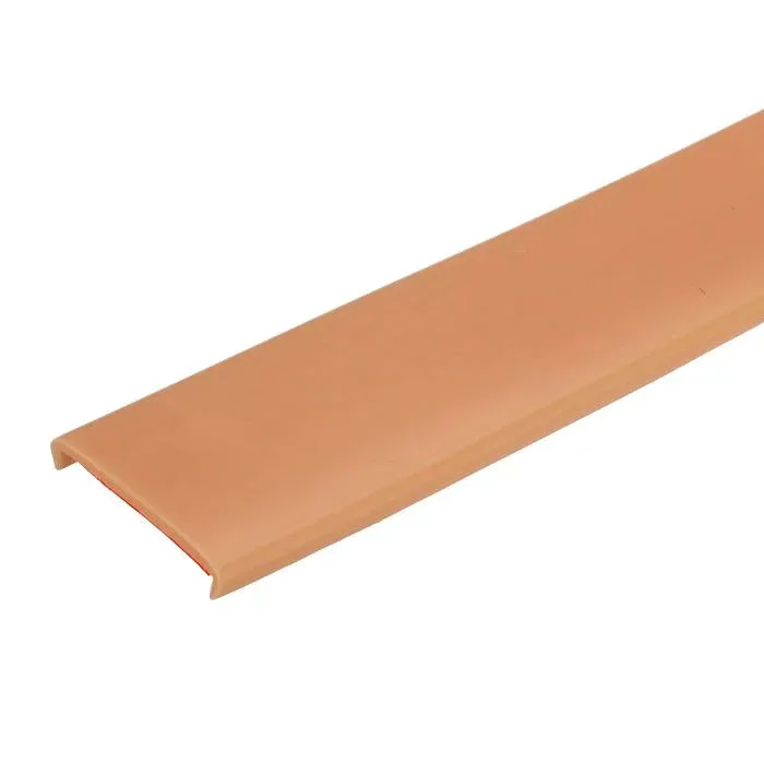 uxcell U字型家具エッジバンディング 3 M 自己接着 柔軟 エッジングトリム 5x25 mm TPEエッジガード キャビネット家具修理修復用 ベージュ