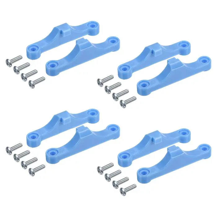 uxcell AM5マザーボード用の耐久性のあるAM5 CPUクーリングブ ラケットヒートシンクブ ラケット4個セット 8本のネジ付き ブルー色