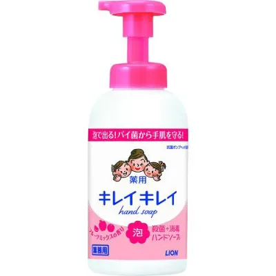 【期間限定!対象商品P2〜20倍】 ライオン キレイキレイ薬用泡ハンドソープ フルーツミックスの香り 550ml 1本 (BPPGHJLF)