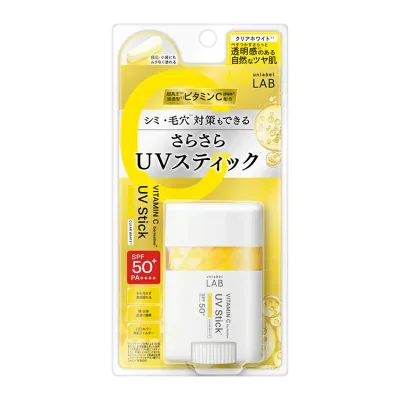 【送料無料!追跡番号有り発送】【お買得クーポン対象】アンレーベルラボ V スムース UVスティックC 20g サラサラ トーンアップ ビタミンC誘導体 紫外線 SPF50+ PA++++ 日焼け防止 シミ ビタミンC UV 毛穴 くすみ 敏感肌 クリアホワイト
