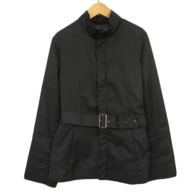 【中古】キース KEITH ジャケット スタンドカラー 中綿 ベルト 黒 ブラック レディース 【ベクトル 古着】 210714