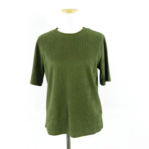 【中古】ショコラフィネローブ chocol raffine robe カットソー 半袖 ストレッチ 緑 F *A891 レディース 【ベクトル 古着】 250520