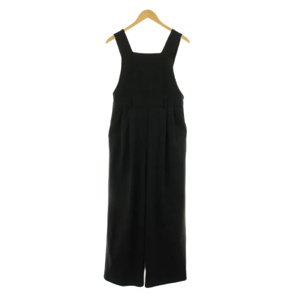 【中古】クラネ CLANE 22AW バックリボンサスペンダーサロペット オーバーオール ワイドパンツ 1 黒 ブラック 13112-5302 /KU ■BM レディース 【ベクトル 古着】 260205