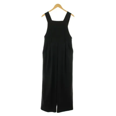 【中古】クラネ CLANE 22AW バックリボンサスペンダーサロペット オーバーオール ワイドパンツ 1 黒 ブラック 13112-5302 /KU ■BM レディース 【ベクトル 古着】 260205