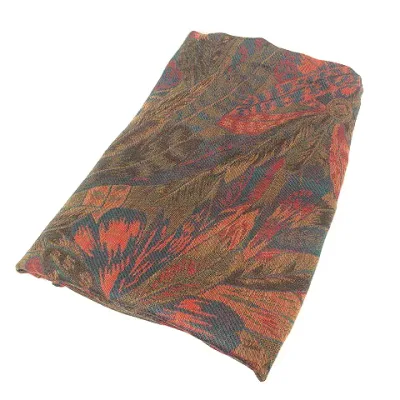 【中古】ピエールバルマン PIERRE BALMAIN 大判ストール 総柄 ウール 茶 ブラウン /MN ●RY レディース 【ベクトル 古着】 260617