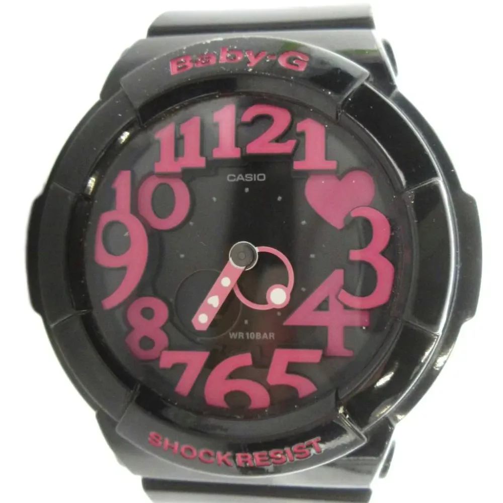 【中古】カシオ CASIO Baby-G BGA-130 腕時計 ウォッチ クォーツ アナデジ 黒文字盤 黒 ブラック ■GY11 /MQ レディース 【ベクトル 古着】 260818