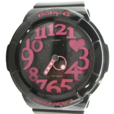 【中古】カシオ CASIO Baby-G BGA-130 腕時計 ウォッチ クォーツ アナデジ 黒文字盤 黒 ブラック ■GY11 /MQ レディース 【ベクトル 古着】 260818