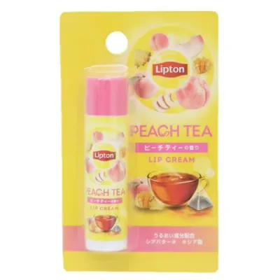 リップクリーム コスメ雑貨 リプトン Lipton ピーチティーの香り レイス プレゼント ギフト 唇ケア メール便可