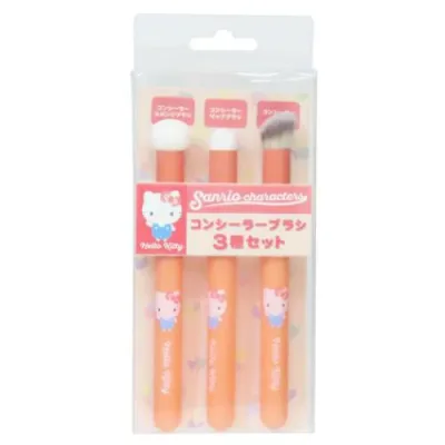 コンシーラーブラシ3種セット コスメ雑貨 ハローキティ サンリオ アイプランニング メイク小物 メール便可