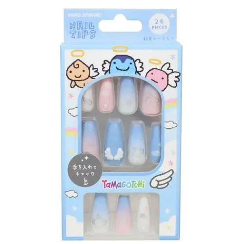 ネイルチップ コスメ雑貨 たまごっち てんしっち カミオジャパン ネイルアート 付け爪 メール便可