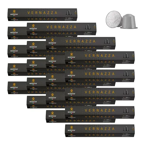 Mokapresso(モカプレッソ)VERNAZZA/ヴェルナッツァ ネスプレッソ互換カプセル 10個x20本セット(200カプセル)