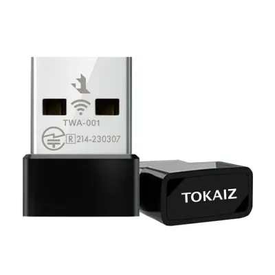 TOKAIZ 無線LANアダプター WiFi USB子機 デュアルバンド 2.4GHz 5GHz Wi-Fi 5 超小型 TWA-001