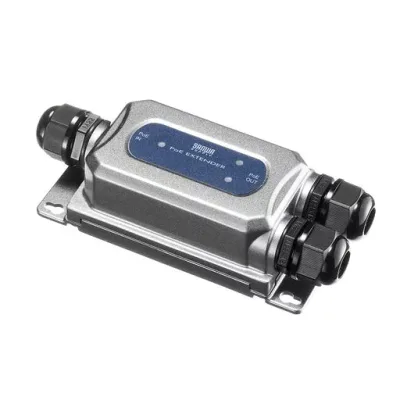 サンワサプライ PoEエクステンダー 防水対応(IP67) 2分配出力 最大100m延長 動作温度-20~60°C対応 LAN-EXPOE3