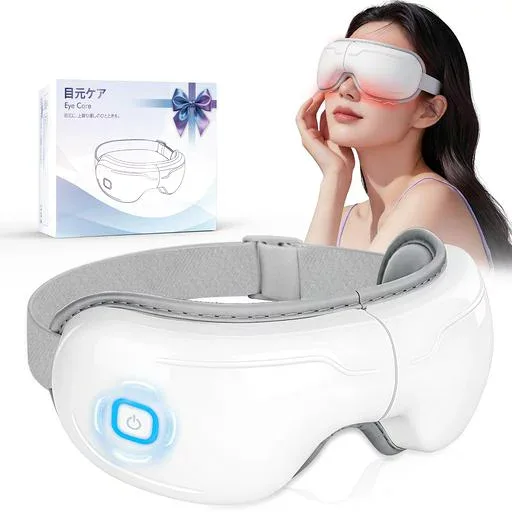 アイウォーマー 【空気圧2階段・温熱2段階・ 振動・6つのモード・ Bluetooth音楽】 グラフェン加熱 エアバッグ 折り畳み式 メモリー機能