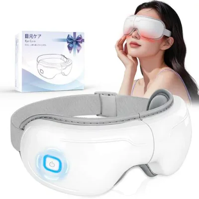アイウォーマー 【空気圧2階段・温熱2段階・ 振動・6つのモード・ Bluetooth音楽】 グラフェン加熱 エアバッグ 折り畳み式 メモリー機能