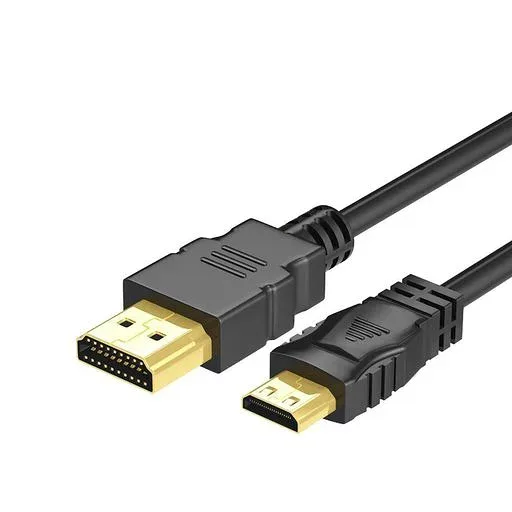 FineGood Mini HDMI - HDMI 変換ケーブル 1m スリムケーブル 4K/30Hz HEC/ARC対応 双方向通信 ディスプレイ/パソコン/プロジェクターなどに対応