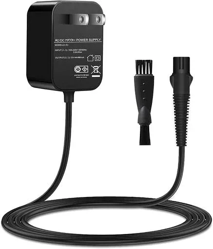 VHBW 対応ブラウン シェーバー 充電器 12V0.4A シリーズ 9/5/7/3/1/ 3040s 3010s 5414 4746 9093 310s PSE認証済 対応ブラウン 充電コード