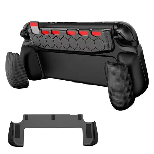 Switch 2用グリップカバー【新登場-ゲームカード収納可能】AriKroii スイッチ2用ゲーム本体一体型グリップ 高強度TPE素材保護 着脱簡単 指紋防止 傷防止 超耐衝撃 落下防止 防塵 薄型軽量 人…