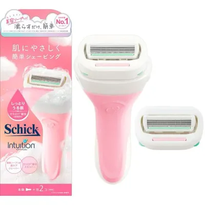 Schick(シック) イントゥイション しっとり肌 ホルダー(刃付き+替刃1コ入) 女性用 カミソリ
