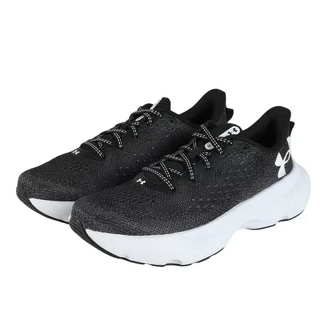 アンダーアーマー(UNDER ARMOUR)(メンズ、レディース)ランニングシューズ インフィニット ブラック 3027524 001 スニーカー ジョグ 柔軟性 クッション性