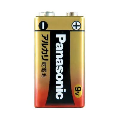 (まとめ) Panasonic アルカリ乾電池 9V 6LR61XJ/1S【×10セット】