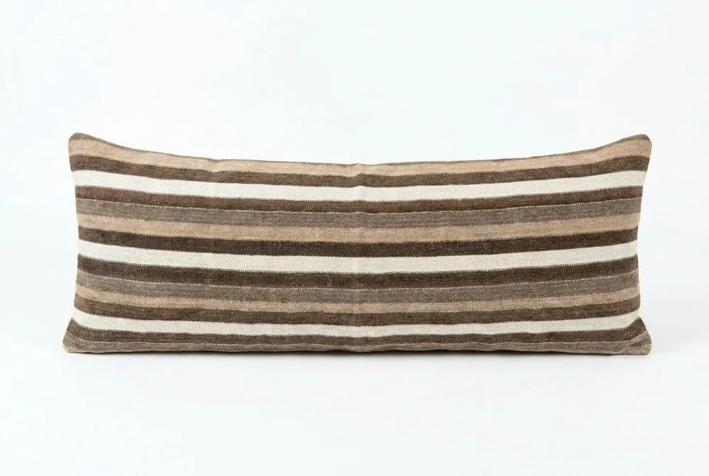 【トルコ手織り】キリム クッションカバー 41 × 148 cm(送料無料 一点もの ヴィンテージ 天然素材 トルコ 玄関 リビング 絨毯 ラグ 織物 kilim エスニック 北欧 おしゃれ)