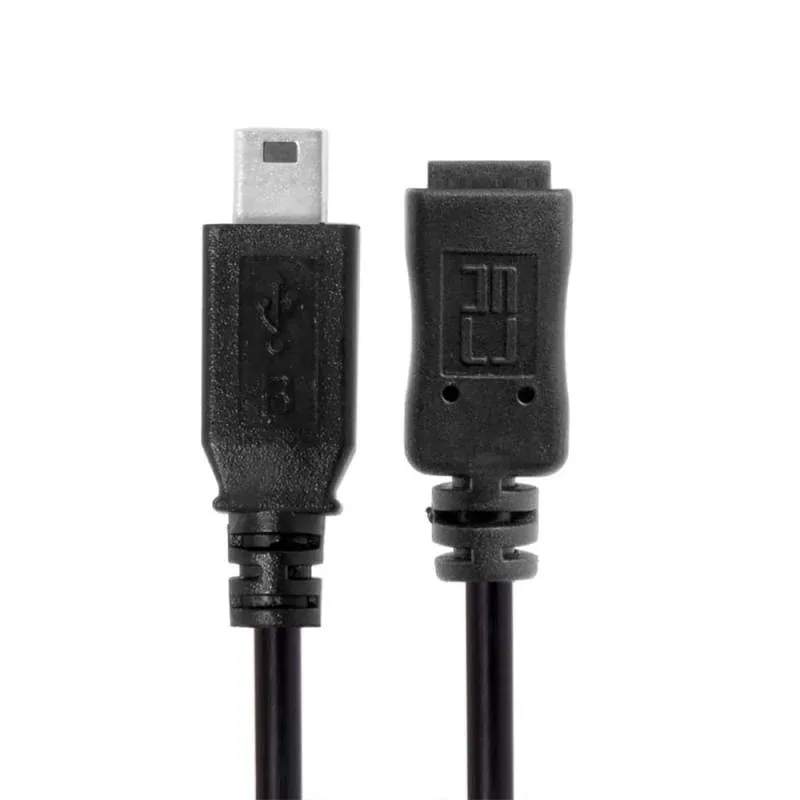 xiwai Mini B USB 5ピン オス - メス 延長ケーブル タイプB 充電コード GPSカメラ用