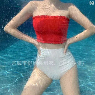 水着 レディース セパレート ビキニ 体型カバー ハイウエスト スカート 温泉 スイムウェア 韓国風 小胸 おしゃれ かわいい スイミング 海 プール ビーチ リゾート 旅行 スポーティ 伸縮性 フィットネス 女性