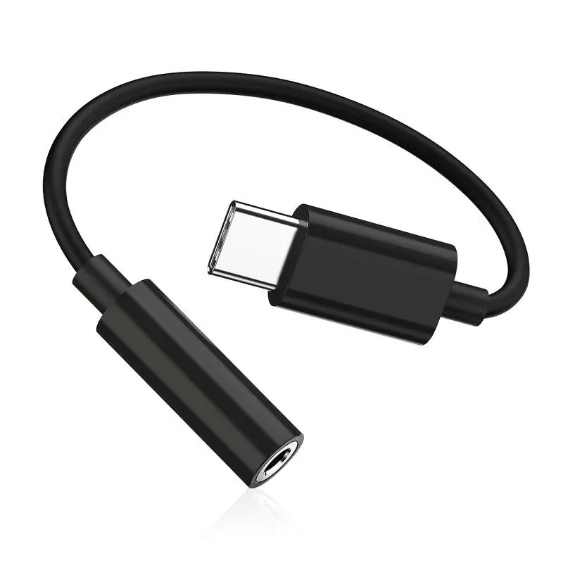 【YWXTW】USB Type-C to 3.5mm イヤホンジャックアダプタ 変換ケーブル タイプCからAuxオーディオアダプタケーブル HIFI音質 通話・音楽・音量調節可能 MacBook Air/Pro/iPad Pro/Android/タイプC