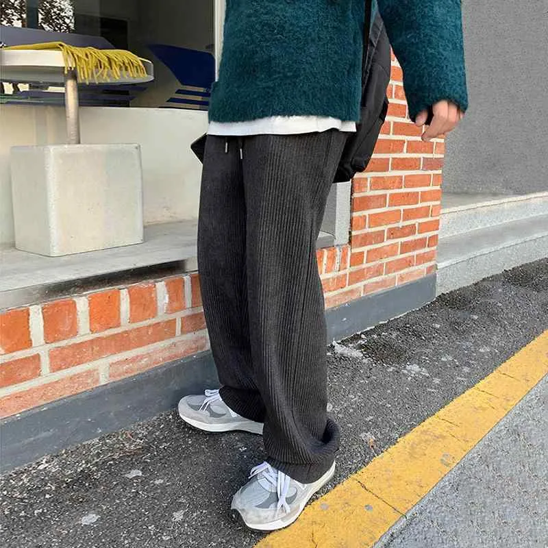 スウェットパンツ コーデュロイパンツ メンズ 10代 運動 スポーツ 厚手 ゆったり ワイドパンツ ストリート系 暖かい ボトムス ロングパンツ ズボン 防寒 カジュアル 秋 冬