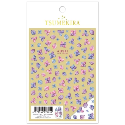 TSUMEKIRA(ツメキラ) ネイルシール NN-YMI-005 yumiプロデュース 紫陽花 ミニサイズ ビビッド 送料無料(普通郵便)