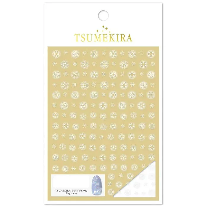 TSUMEKIRA(ツメキラ) Airy snow エアリー スノー NN-YUK-012 雪柄 雪の結晶 送料無料(普通郵便)