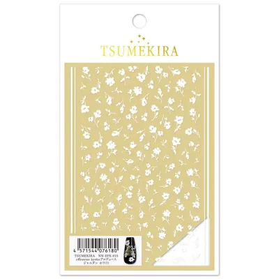 TSUMEKIRA(ツメキラ) ネイルシール NN-EFK-015 effrontee kyokoプロデュース ジャルダン ホワイト 送料無料(普通郵便)