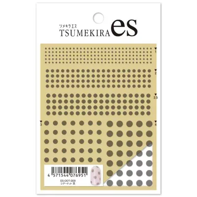 TSUMEKIRA(ツメキラ) ネイルシール es シアードット 黒 ES-DOT-009