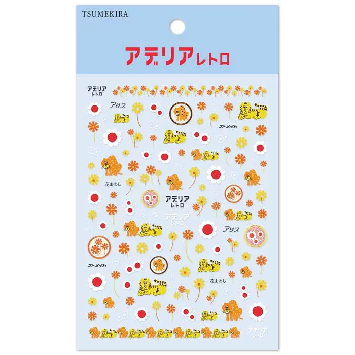 TSUMEKIRA(ツメキラ) ネイルシール アデリアレトロネイル Vol.1 NN-ADE-001 送料無料(普通郵便)
