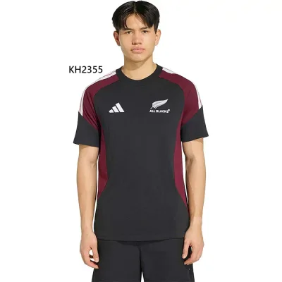 アディダス メンズ オールブラックス ALL BLACKS コットン半袖Tシャツ ラグビーウェア トップス 半袖 ニュージーランド代表 ブラック 黒 送料無料 adidas TL644