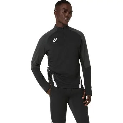 アシックス asics ハーフジップニットシャツSoccer サッカー長袖ハーフジップ(メンズ)(2101A349)