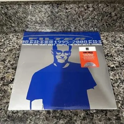 フィルター - ザ・ベリー・ベスト・シングス 1995-2008 2x スワール グレーレコード ビニール LP RSD 2024