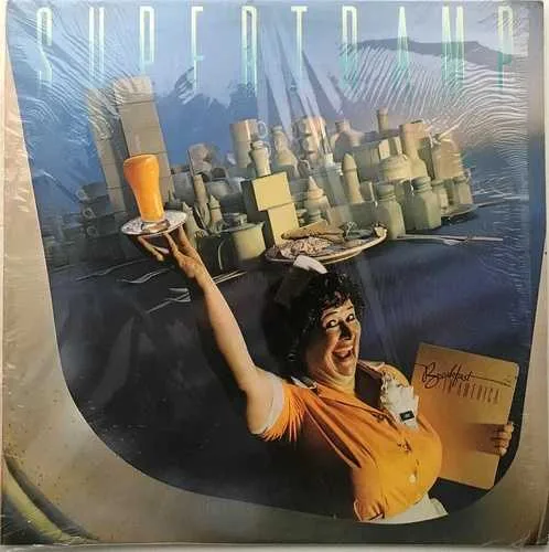 スーパートランプ「ブレックファースト・イン・アメリカ」LP オリジナル 1979 A&M SP-3708 VG++ / EX
