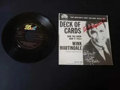 直筆サイン入り 1950年代 優良品 ウィンク・マーティンデール カード/NOW YOU KNOW 15968 45
