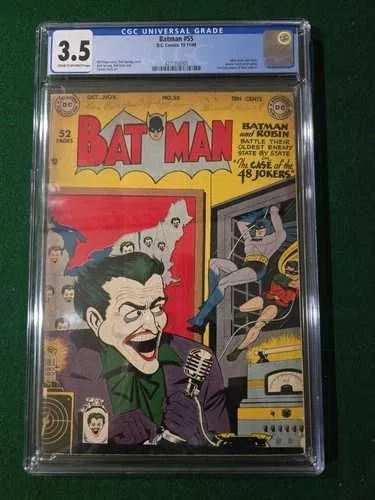 バットマン #55 CGC 3.5 ジョーカー 表紙/ストーリー GA 1949